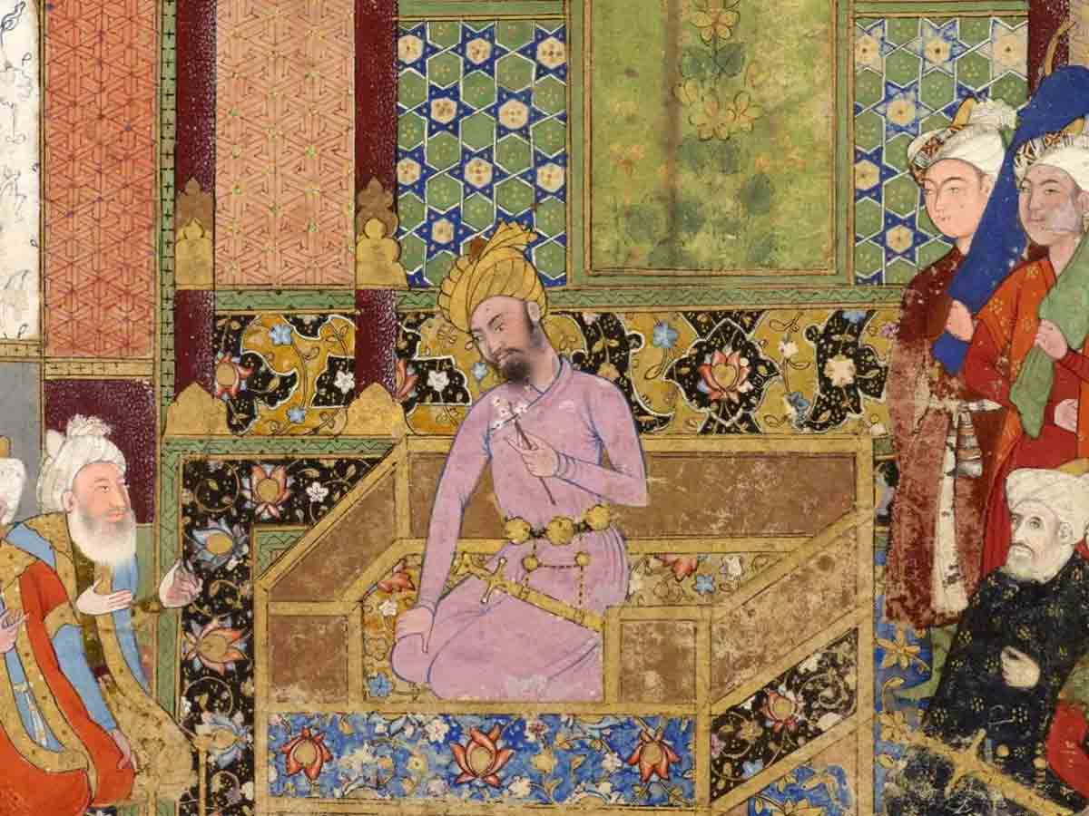 The Mughal ruler, babur, akbar