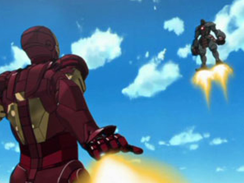 marvel anime iron man