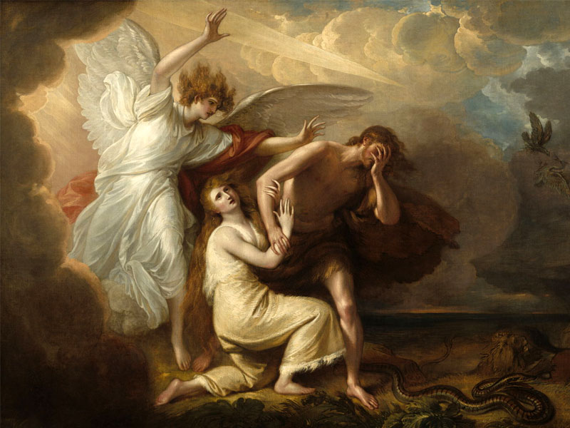 paradise lost, adam and eve