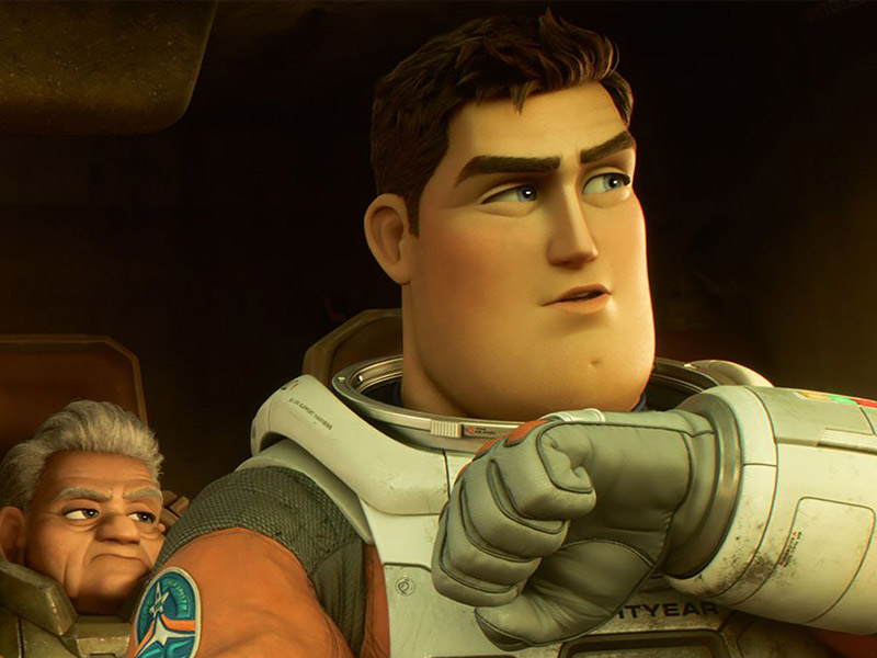 Lightyear begins on a shaky note, with space-rangers Buzz (Chris Evans) and Alisha (Uzo Aduba) trapped on a strange planet with their space station.